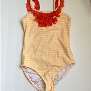 Hannah Andersson stripe swimsuit 🍊💦☀️